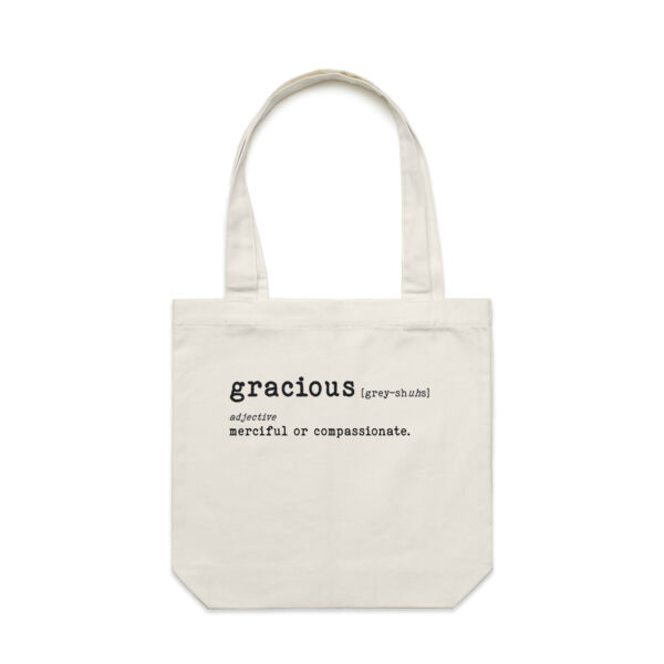 GRACIOUS - Tote Bag Thumbnail
