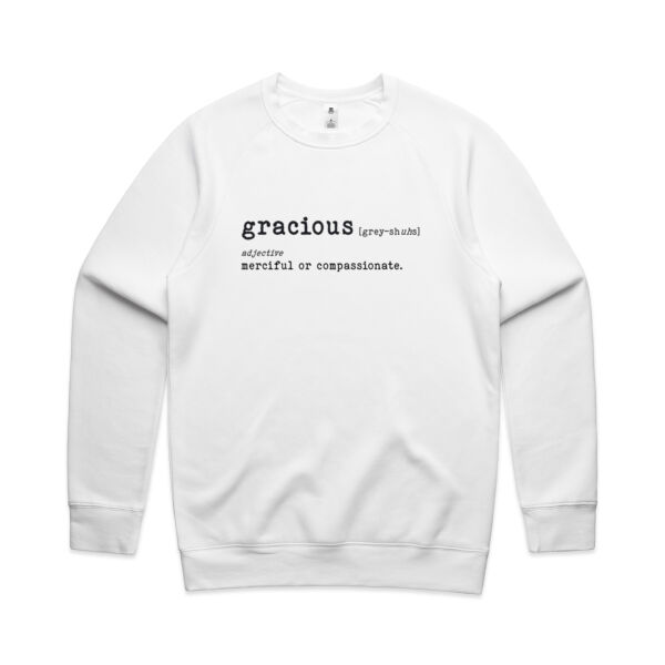 GRACIOUS - Unisex Crewneck Sweatshirt Thumbnail