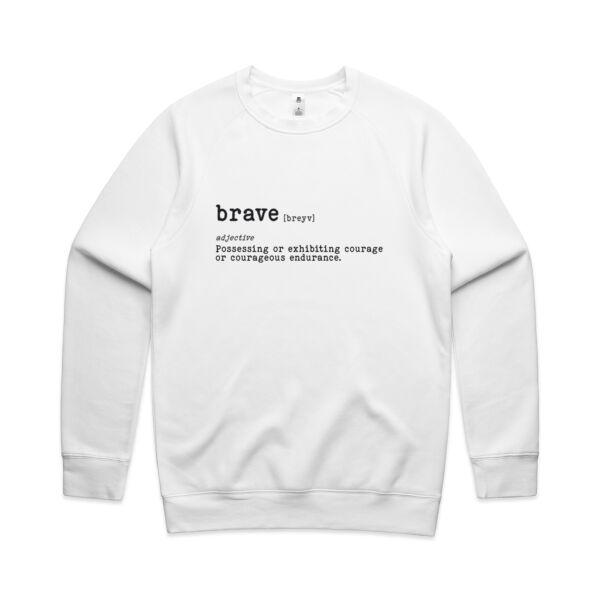 BRAVE - Unisex Crewneck Sweatshirt Thumbnail